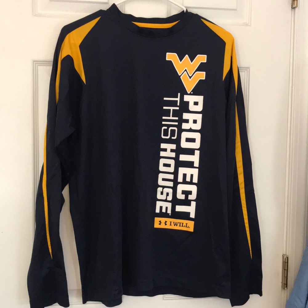 West Virginia under armour heatgear long sleeve